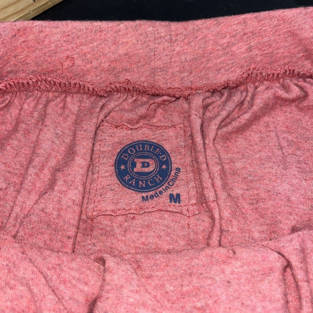 2- Double D RanchShort Pull On Skirts Pink & Gray Embroidered Sz Med Tie Waist - Picture 7 of 16